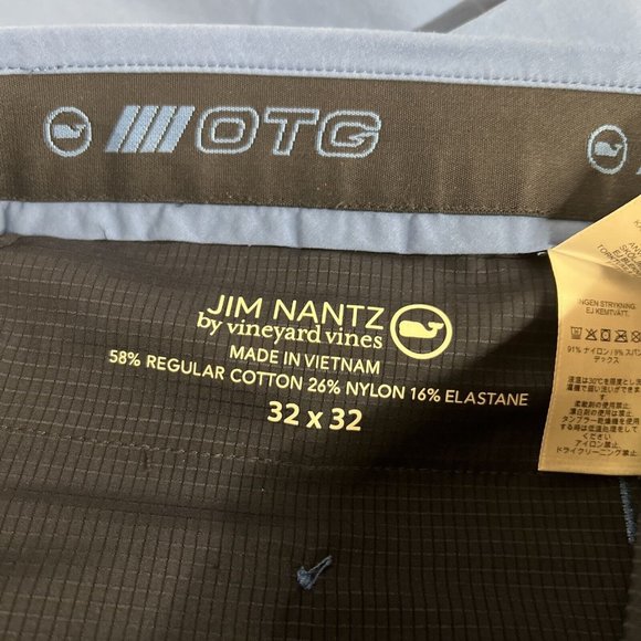 NEW 32/32 Vineyard Vines Performance On-The-Go 5 Pocket Pants ocean sky blue men - Picture 3 of 4